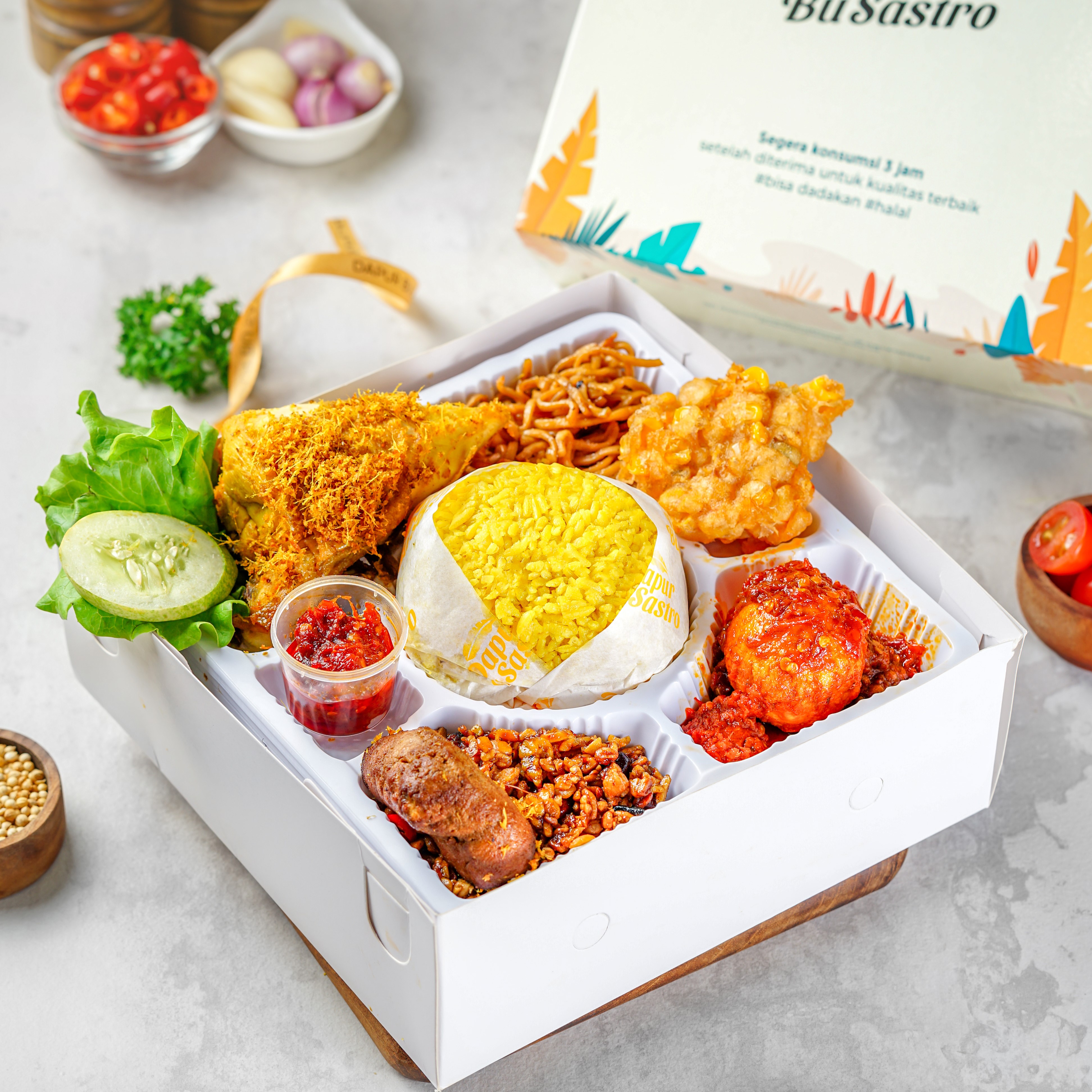 Jasa Catering Nasi Box Terdekat - Menu Lengkap & Delivery Cepat