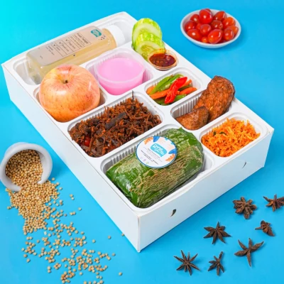 Nasi Bakar Isi Cumi Sambal Ijo