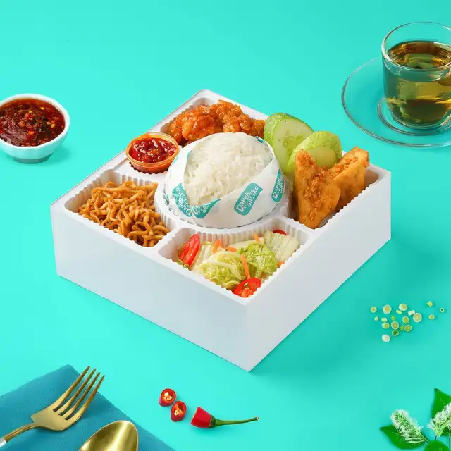 Nasi Box Ikan Saus Asam Manis