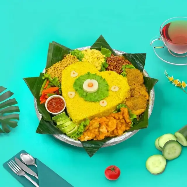 Nasi Kuning Lovebox dari Dapur Bu Sastro