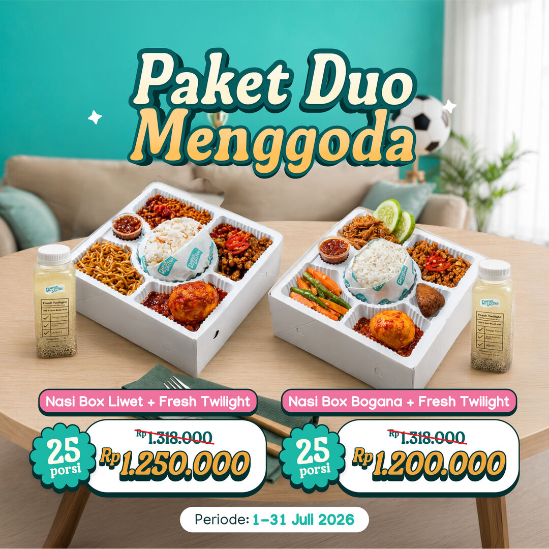 Paket Duo Nasi Box Menggoda