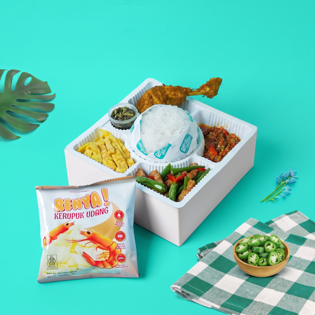 Nasi Box Ayam Rempah Tabur