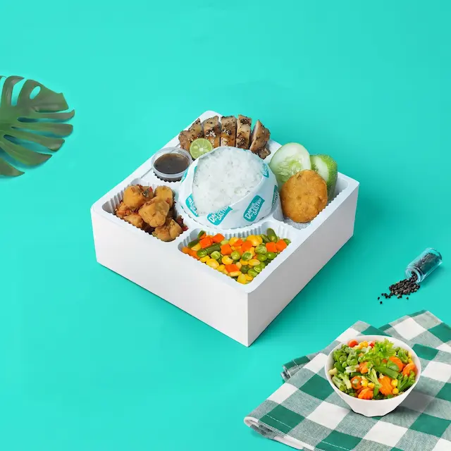 Nasi Box Ayam Madu Lada Hitam dari Dapur Bu Sastro
