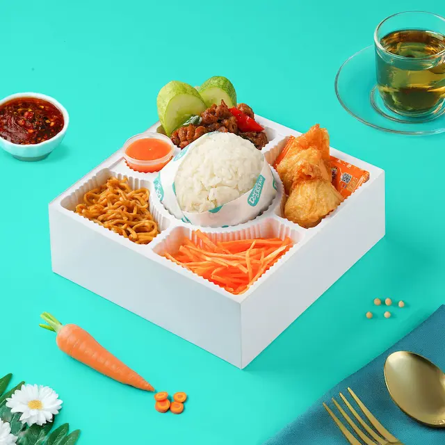 Nasi kotak dari Dapur Bu Sastro untuk arisan
