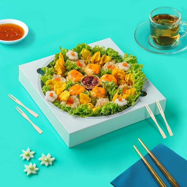Dimsum platter siap santap dari Dapur Bu Sastro